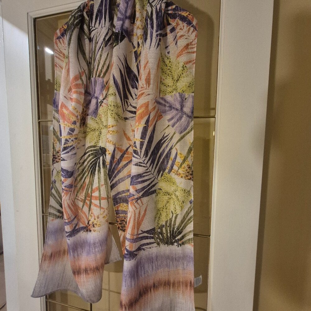 Northern Reflections Tropical Print Scarf
